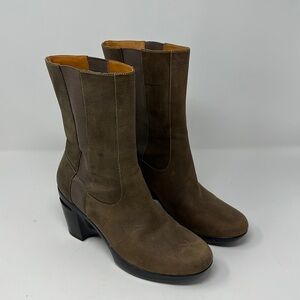 Cole Haan Nike Air Sara Suede Leather Boots Size 8.5